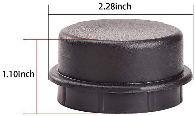 2 PCS Plastic Front Hub Dust Cap Cover for Club Car DS and Precedent 2003-Up Spindle 102353201