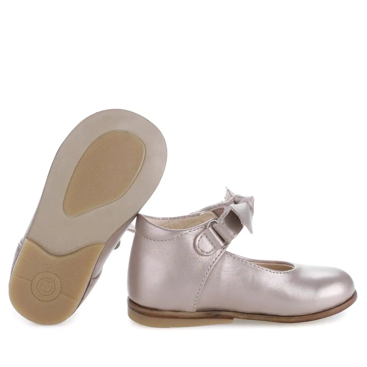 (2047-2) Emel cognac classic ballerina