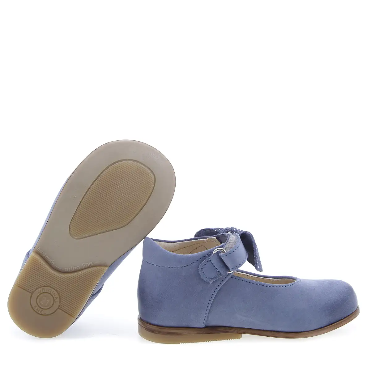 (2047-5) Emel Blue classic ballerina