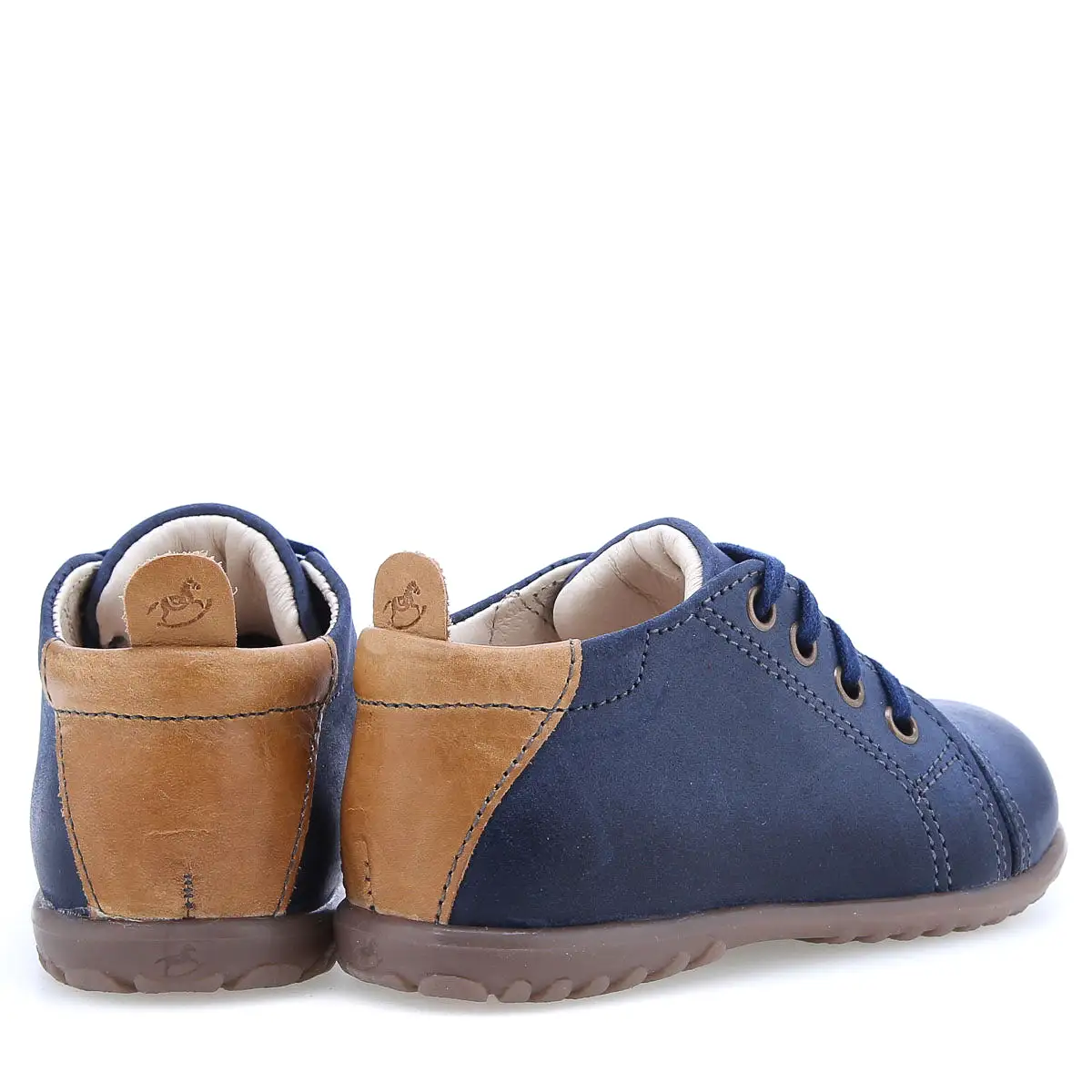 (2434-32) Emel Low Lace Up First Shoes