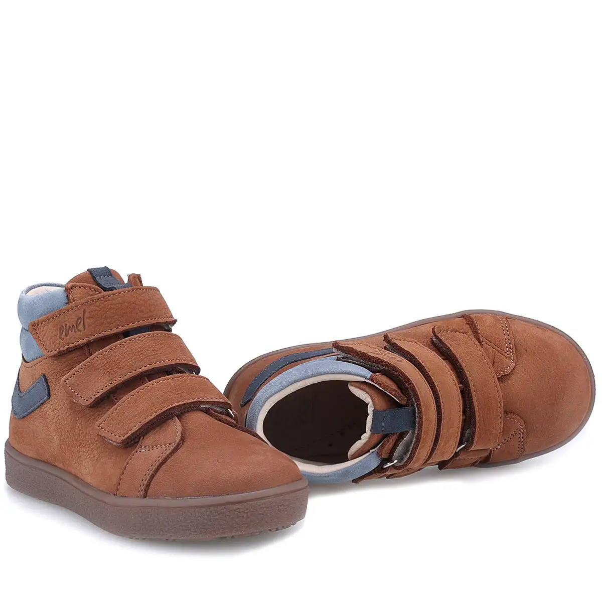 (2777A) Emel Brown velcro trainers