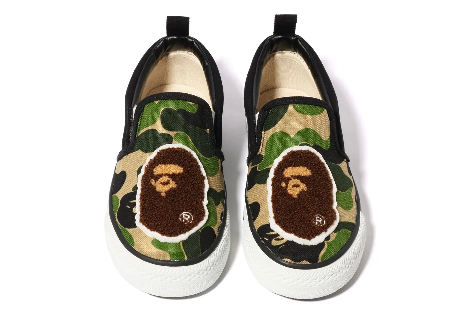 ABC CAMO APE HEAD PATCH SLIP ON KIDS