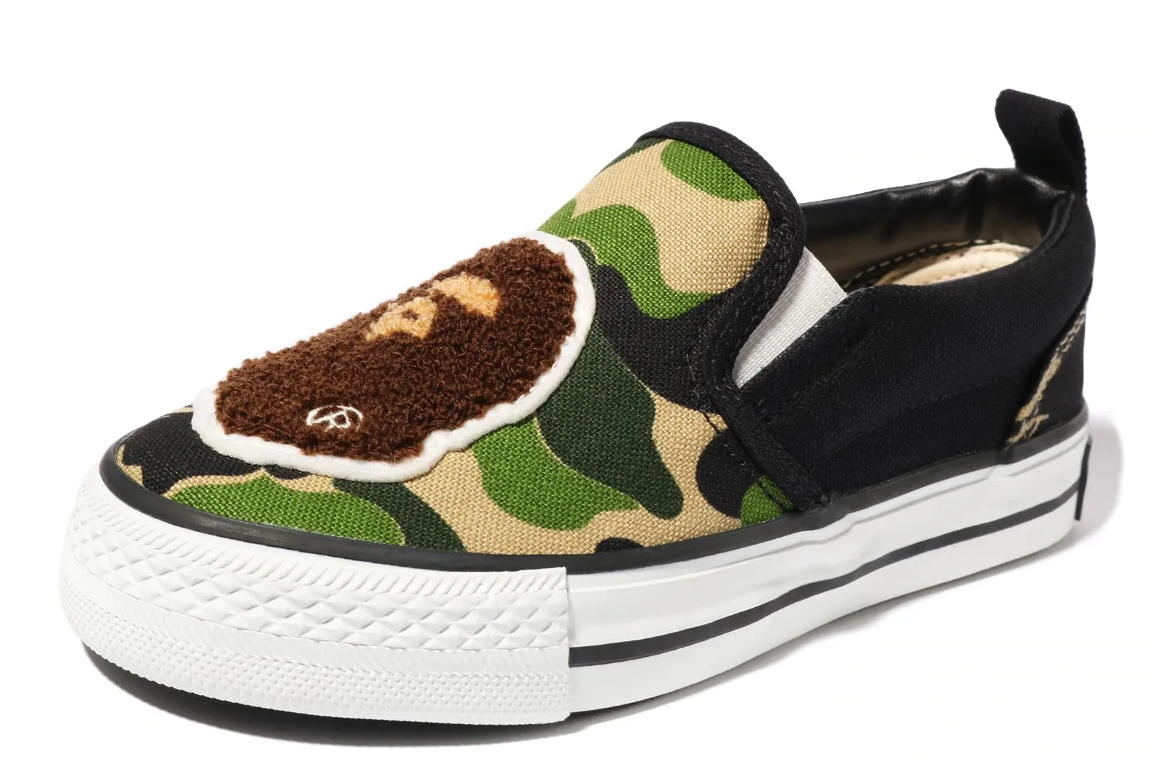 ABC CAMO APE HEAD PATCH SLIP ON KIDS