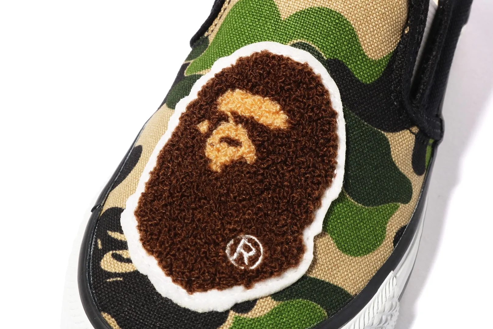 ABC CAMO APE HEAD PATCH SLIP ON KIDS