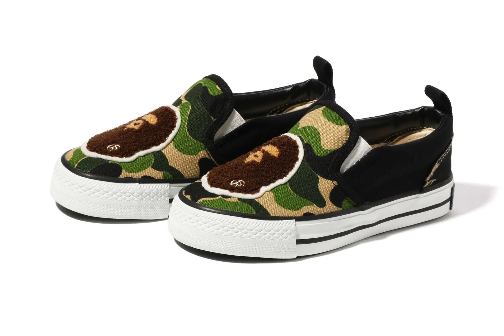 ABC CAMO APE HEAD PATCH SLIP ON KIDS