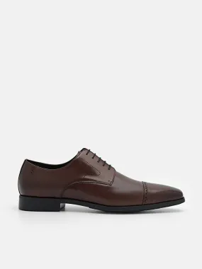 Altitude Lightweight Leather Brogue Derby Shoes