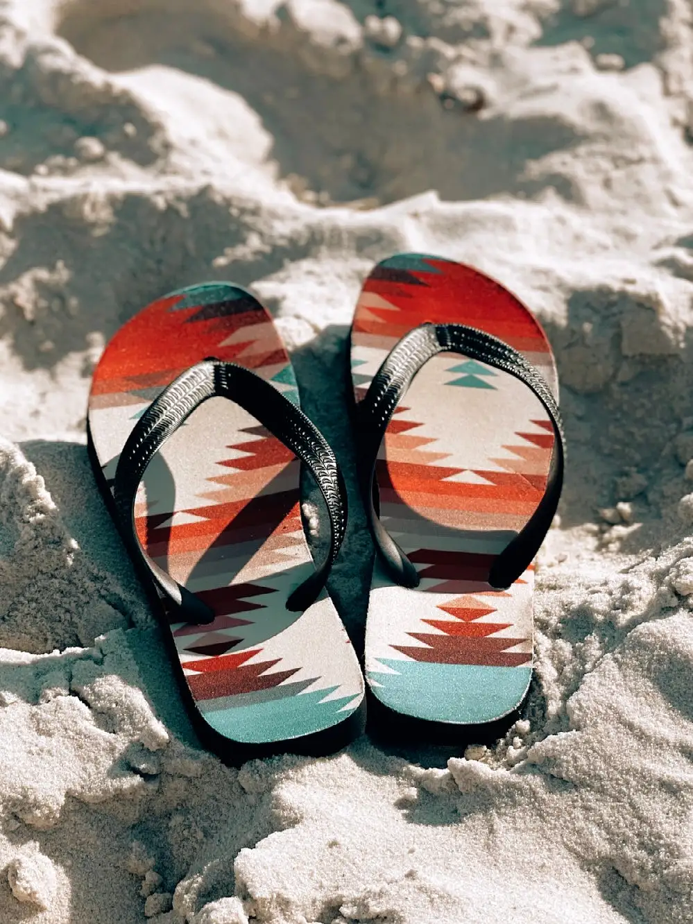 Aztec Flip Flops