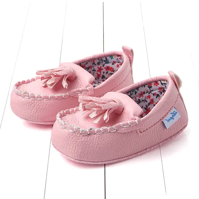 Baby Double Soft Leather Sole Casual Flats Shoes