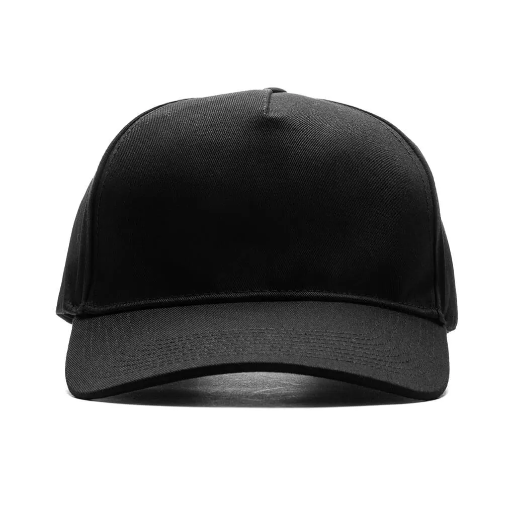 Back Logo Cap - Black