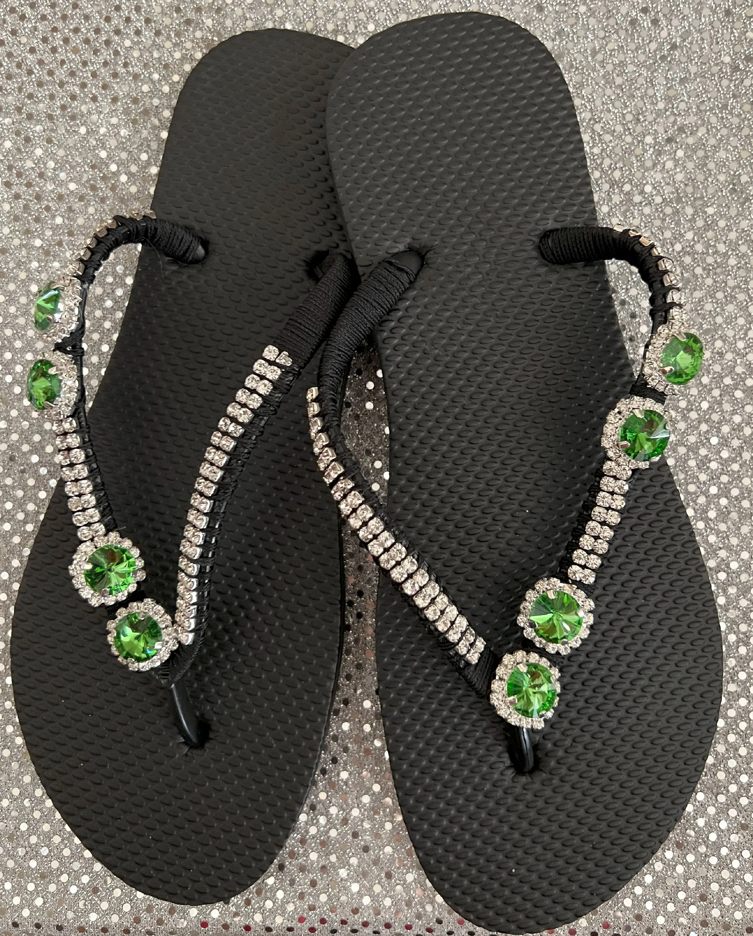 Beaded Bling Flip flops