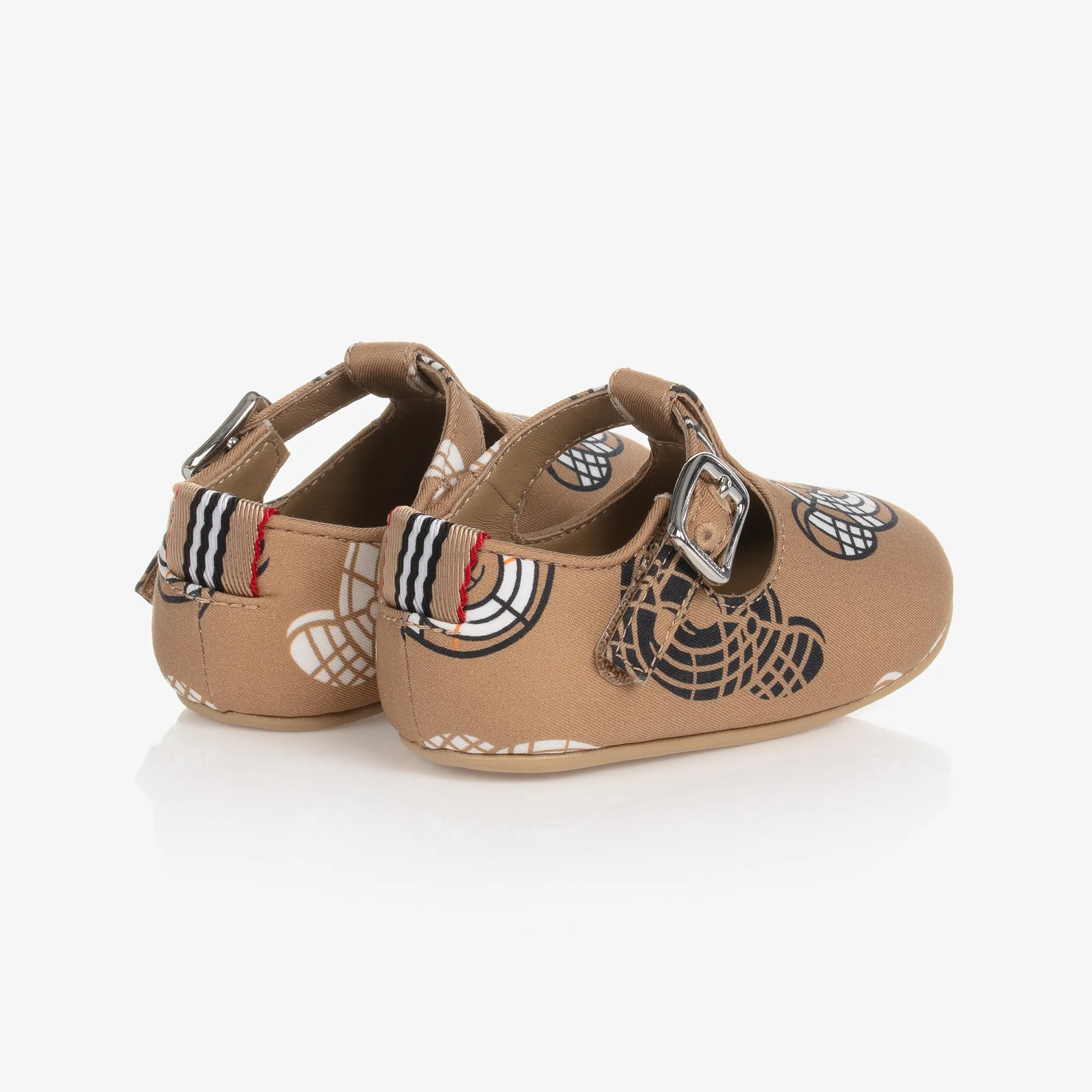 Beige Thomas Bear Baby Shoes