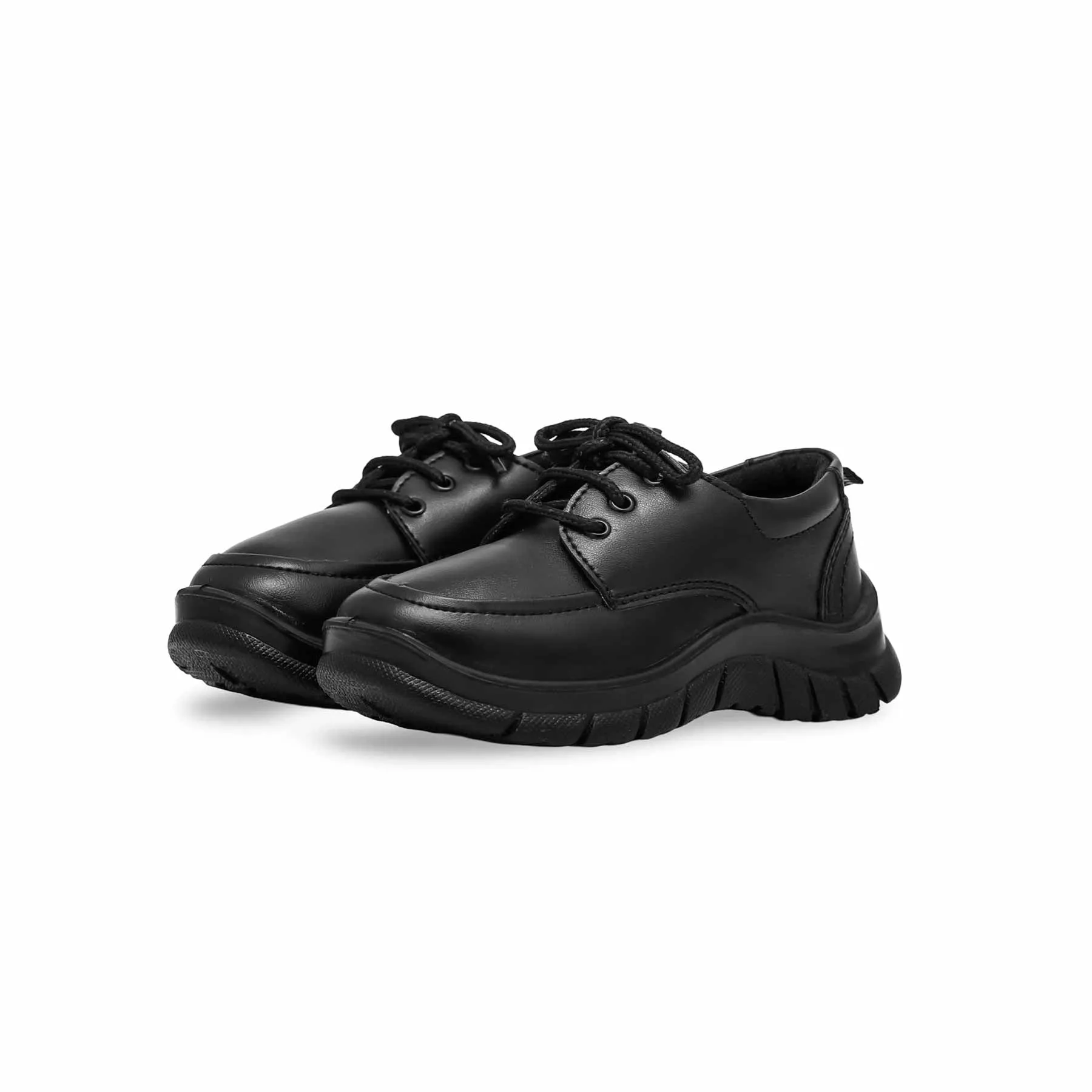 Boys Black School Shoes SK1078