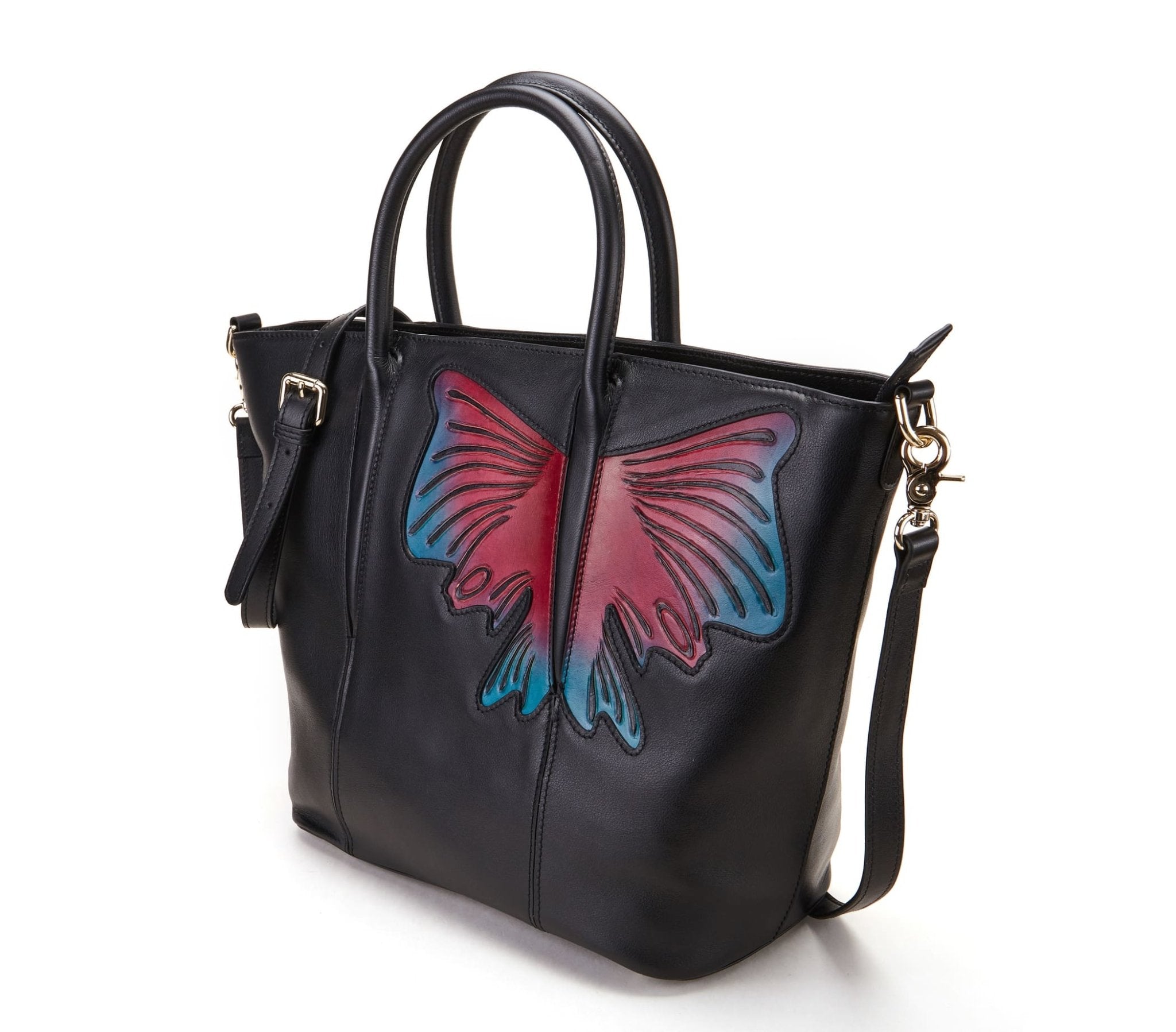 Butterfly Black Top Handle