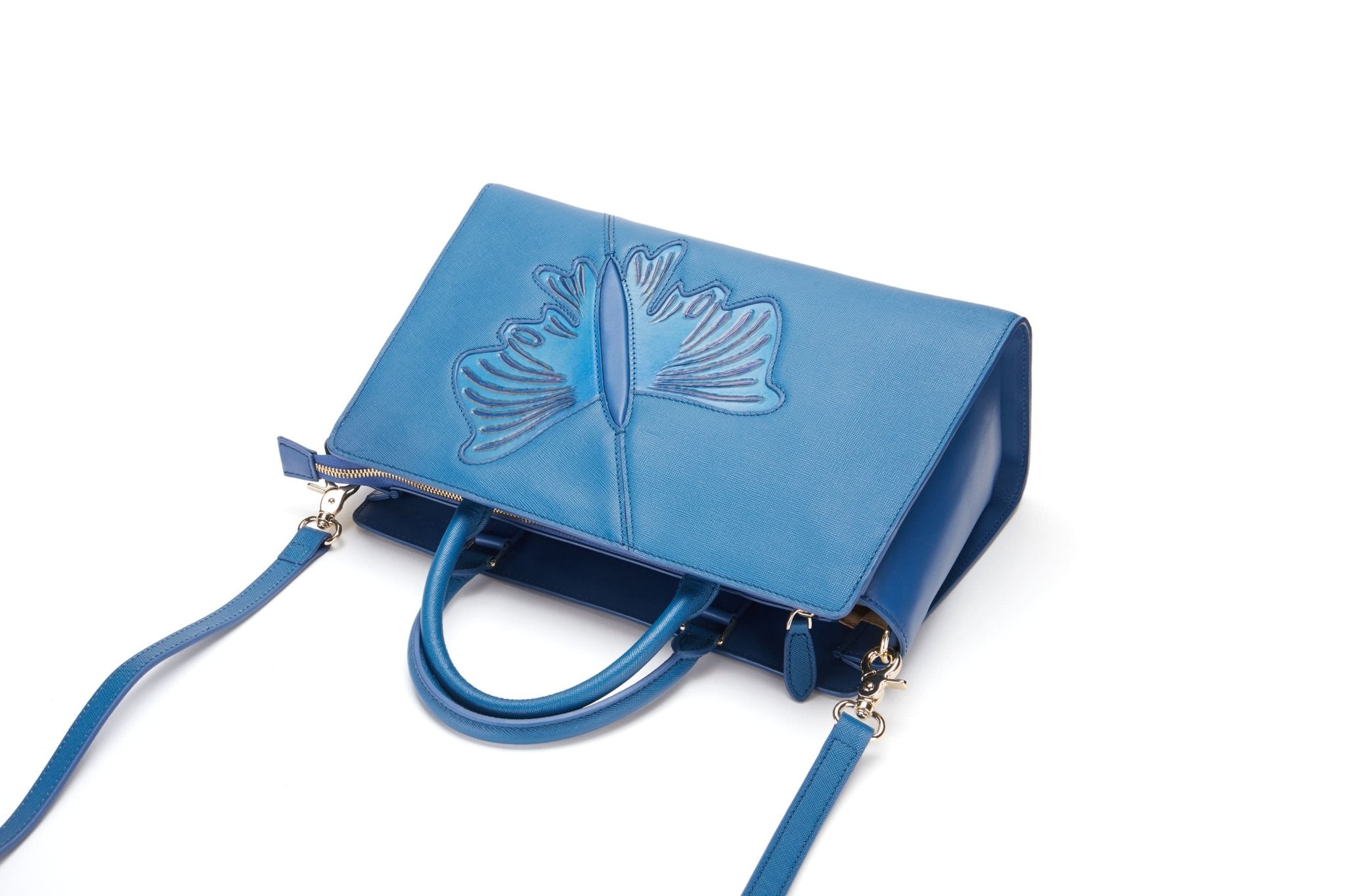 Butterfly Blue Satchel