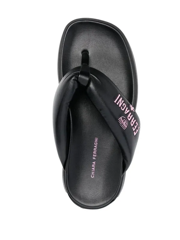 Chiara Ferragni Cf platform flip flops