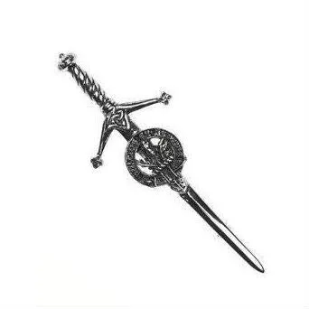 Clan Kilt Pin / Brooch from Art Pewter of Scotland — [ 68 Names ]