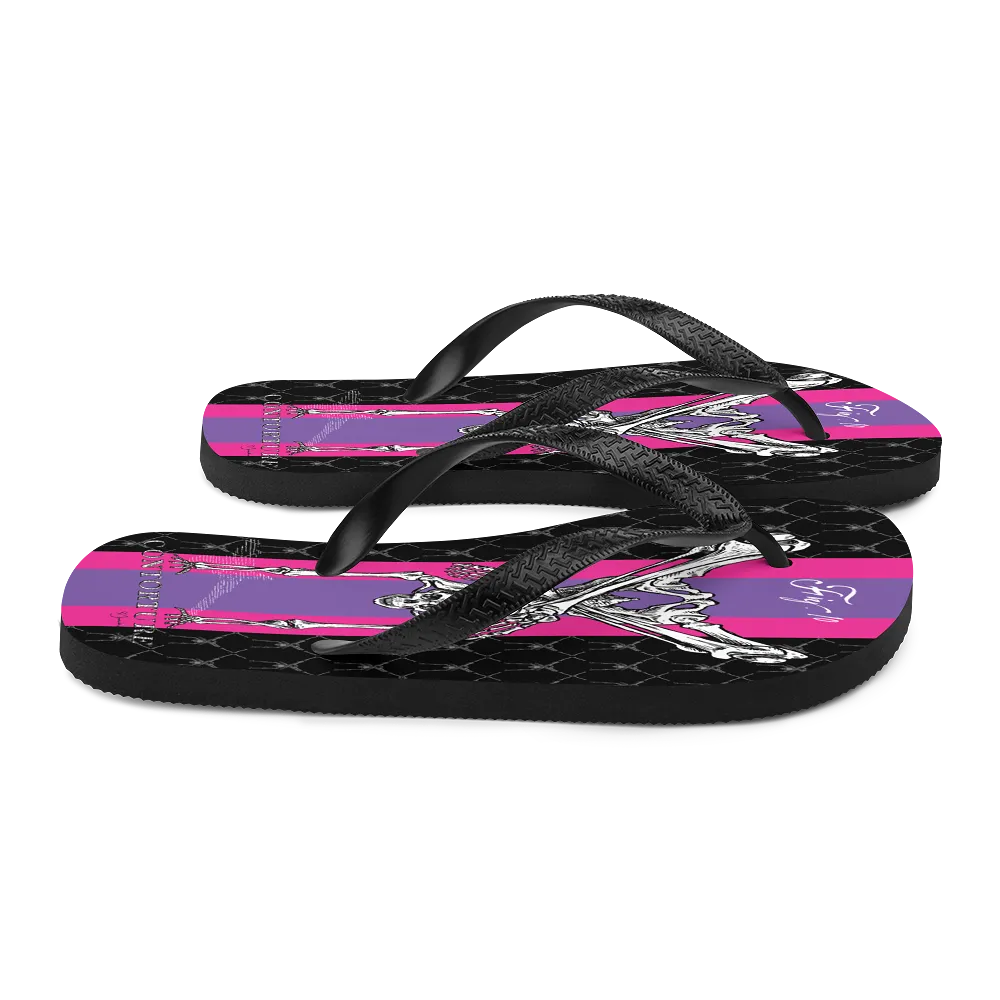 Contortion Flip-Flops: Contorture Super Stripe!