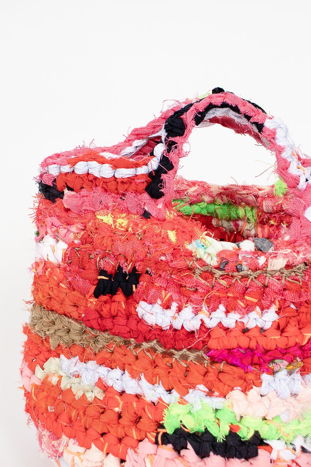 Crochet Bag Pink Multi