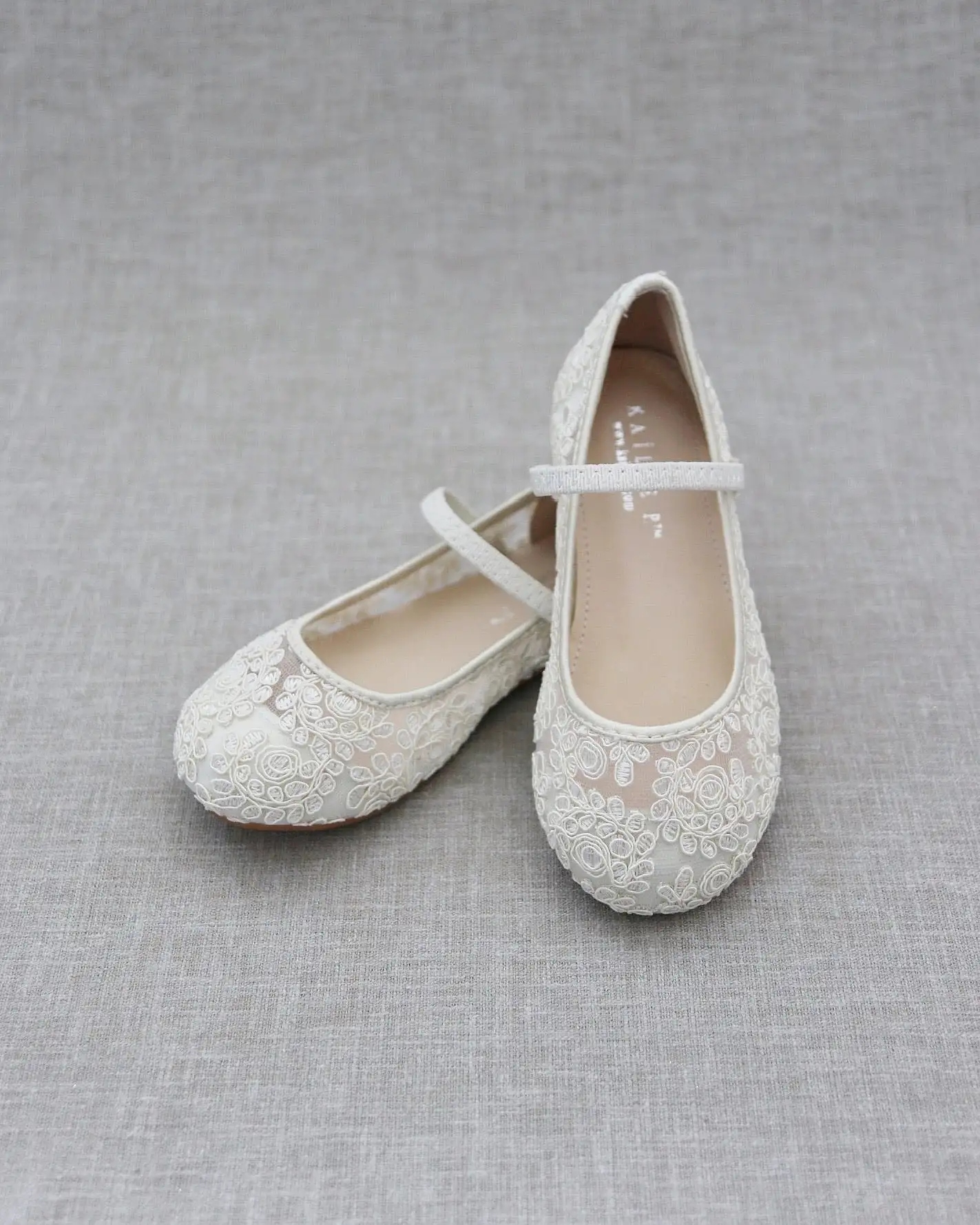 Crochet Lace Mary Jane Flats