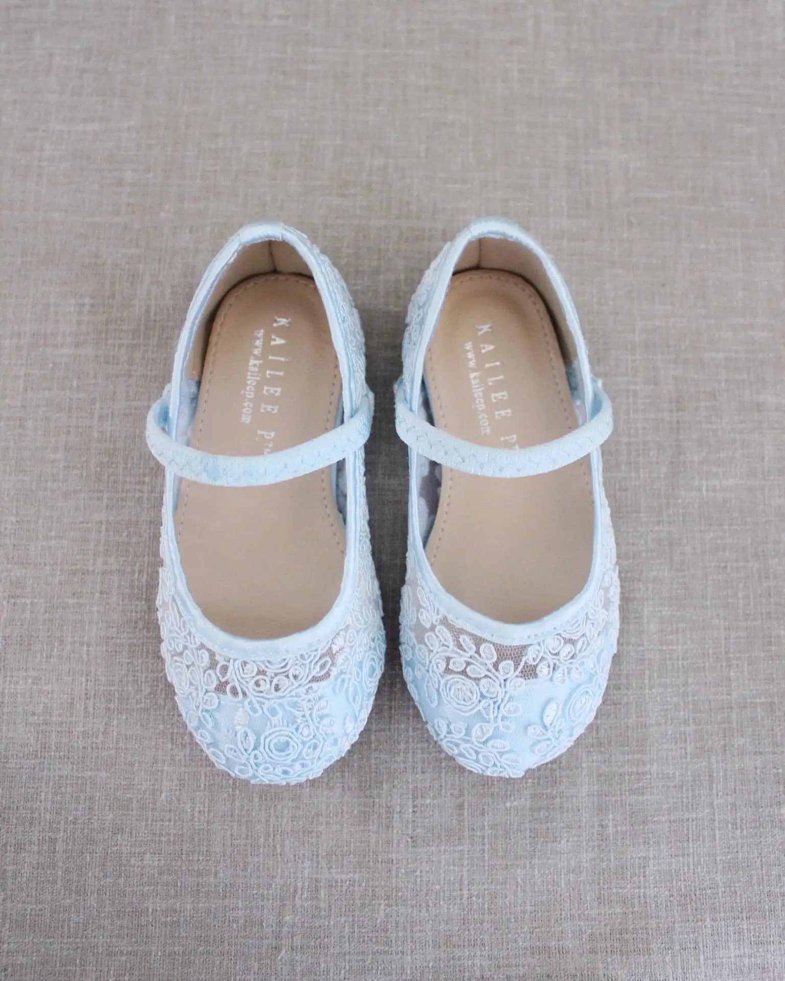 Crochet Lace Mary Jane Flats