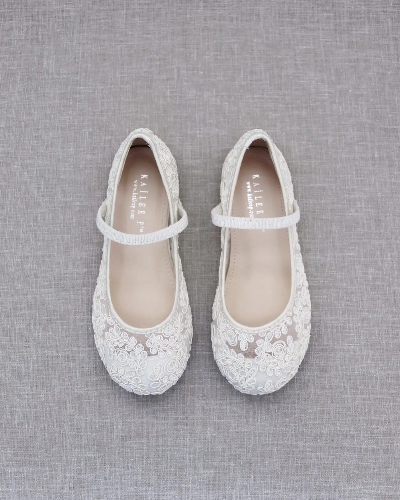 Crochet Lace Mary Jane Flats