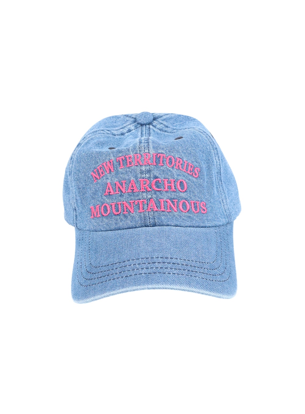 Denim Lettering Embroidered Cap OA405