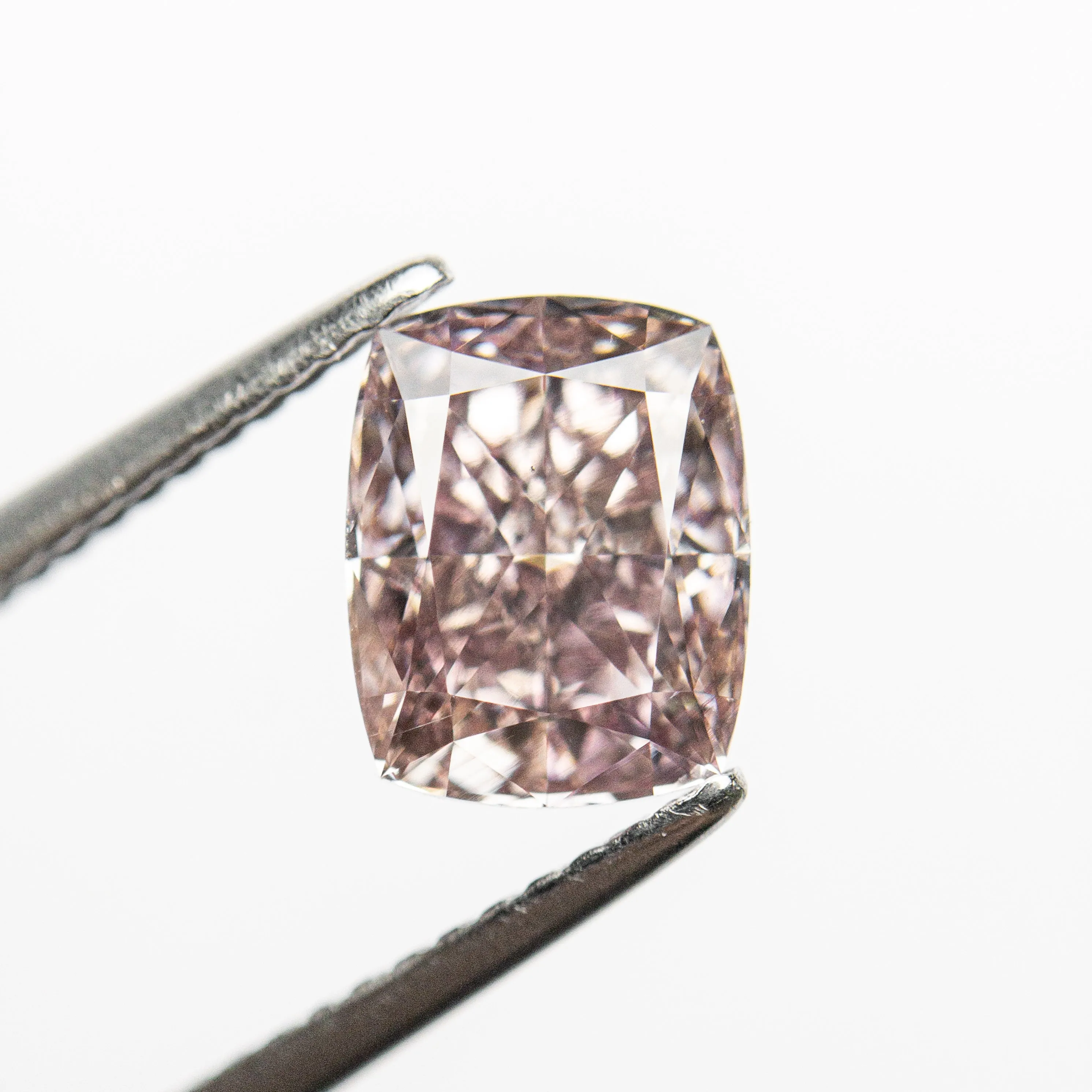 Fancy Brown-Pink Brilliant Diamond - 1.76ct Cushion