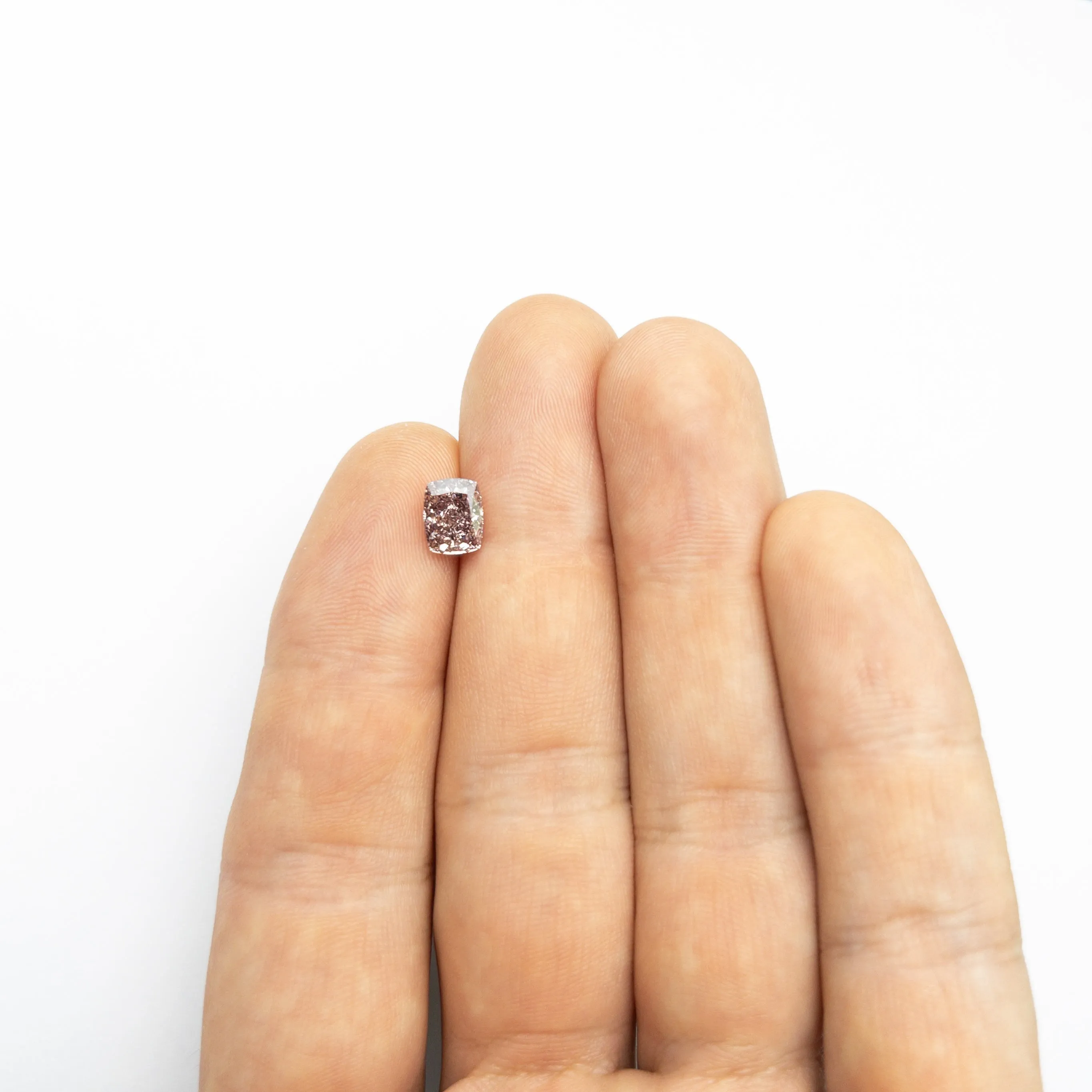 Fancy Brown-Pink Brilliant Diamond - 1.76ct Cushion