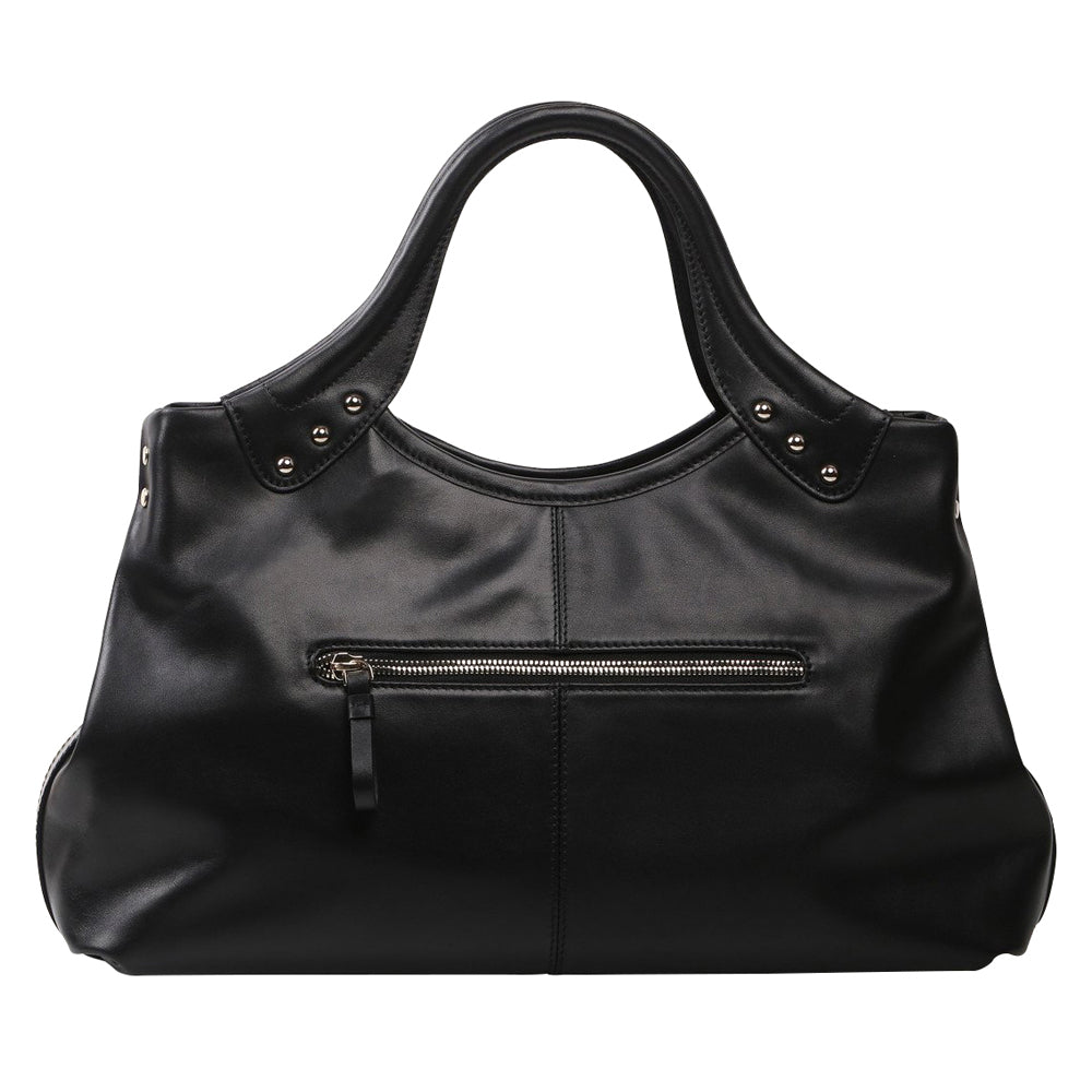 Feather Black Tote