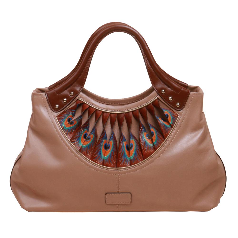 Feather Brown Tote