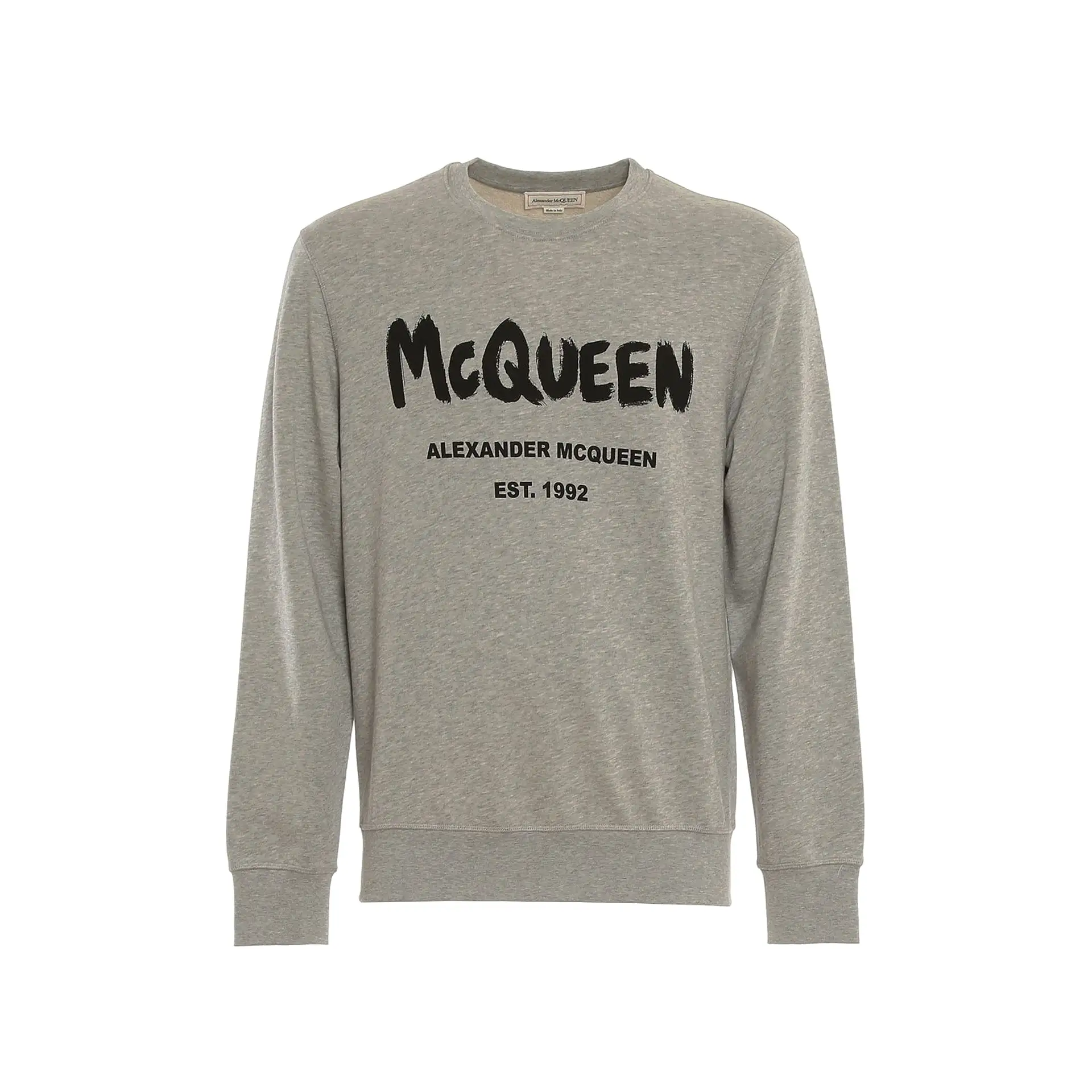 Felpa con logo stampato Alexander Mcqueen