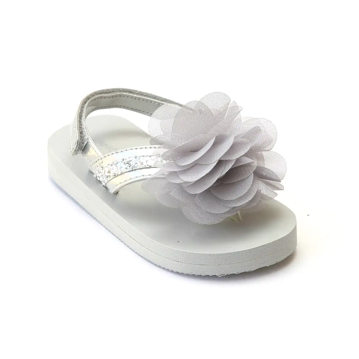 FINAL SALE - L'Amour Girls Sequin EVA Foam Flip Flops