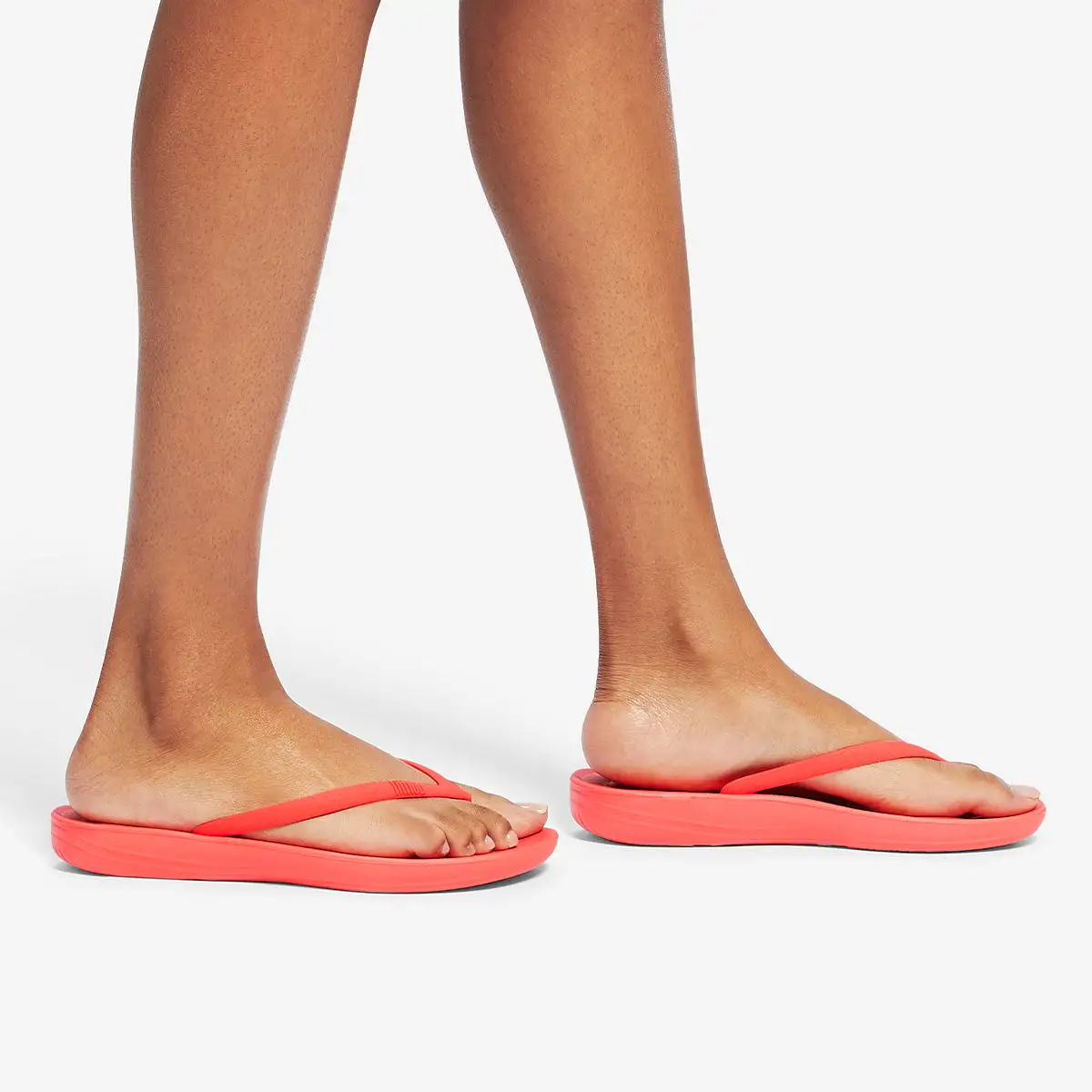 Fit Flop Iqushion Ergonomic Flip Flops Neon Orange    