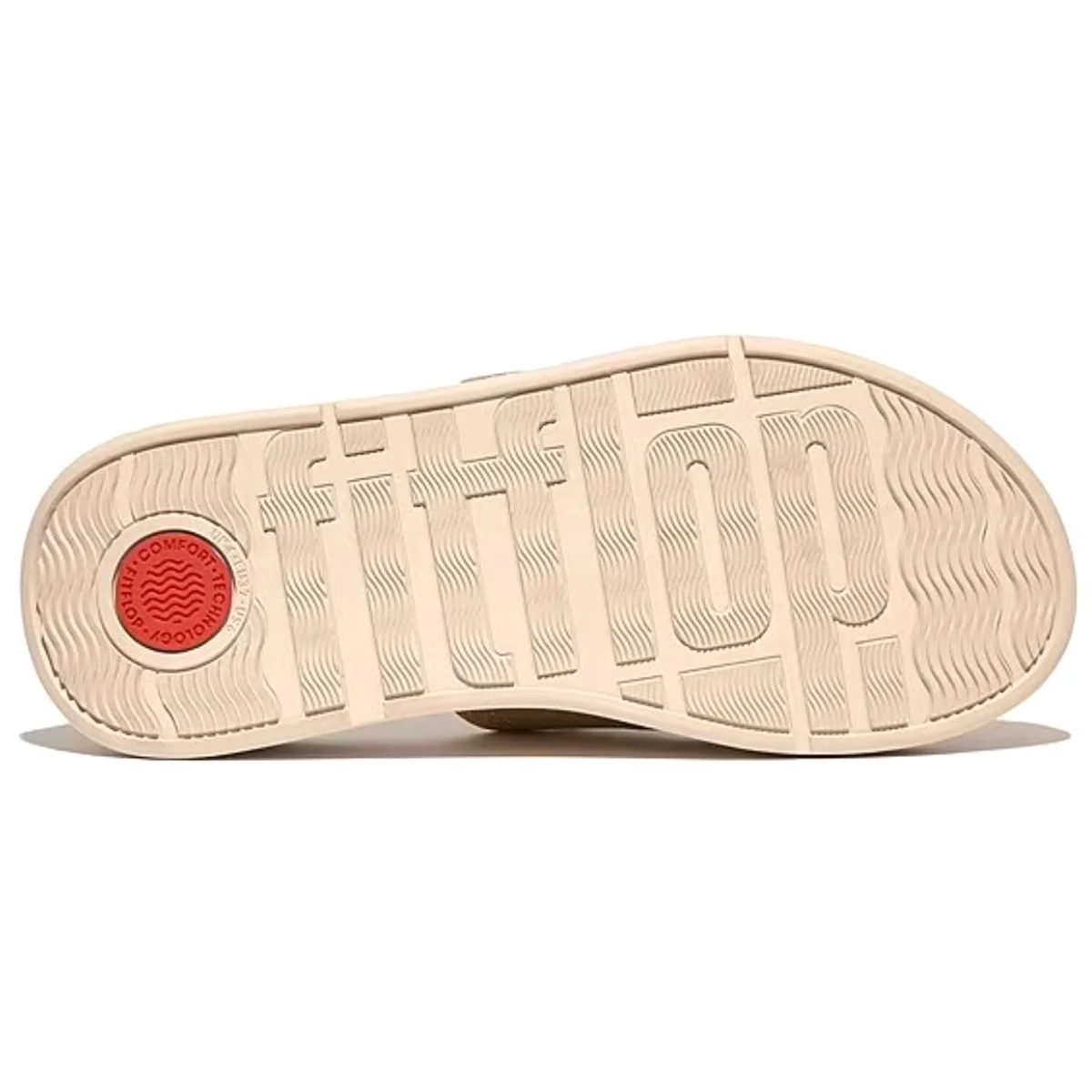 FitFlop Women's F-Mode Buckle Shimmer Platino