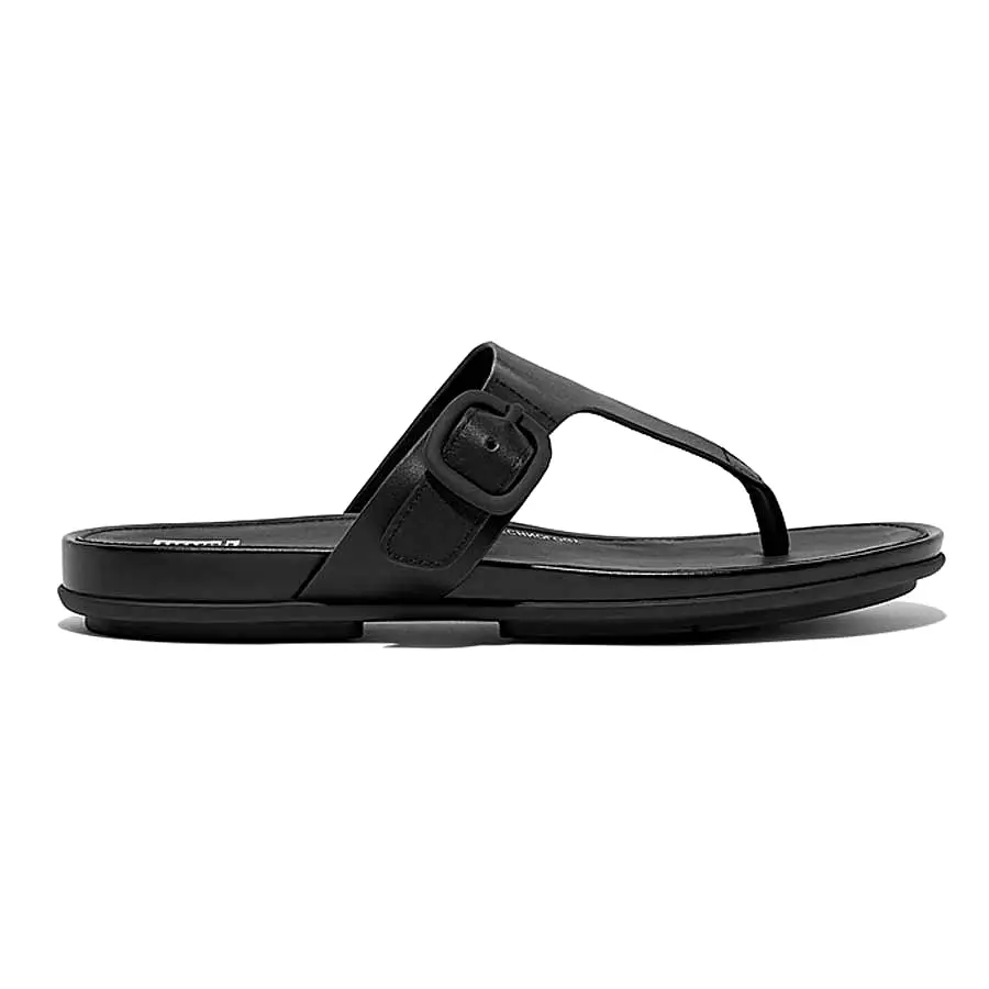 FitFlop Women's Gracie Rubber Buckle Black