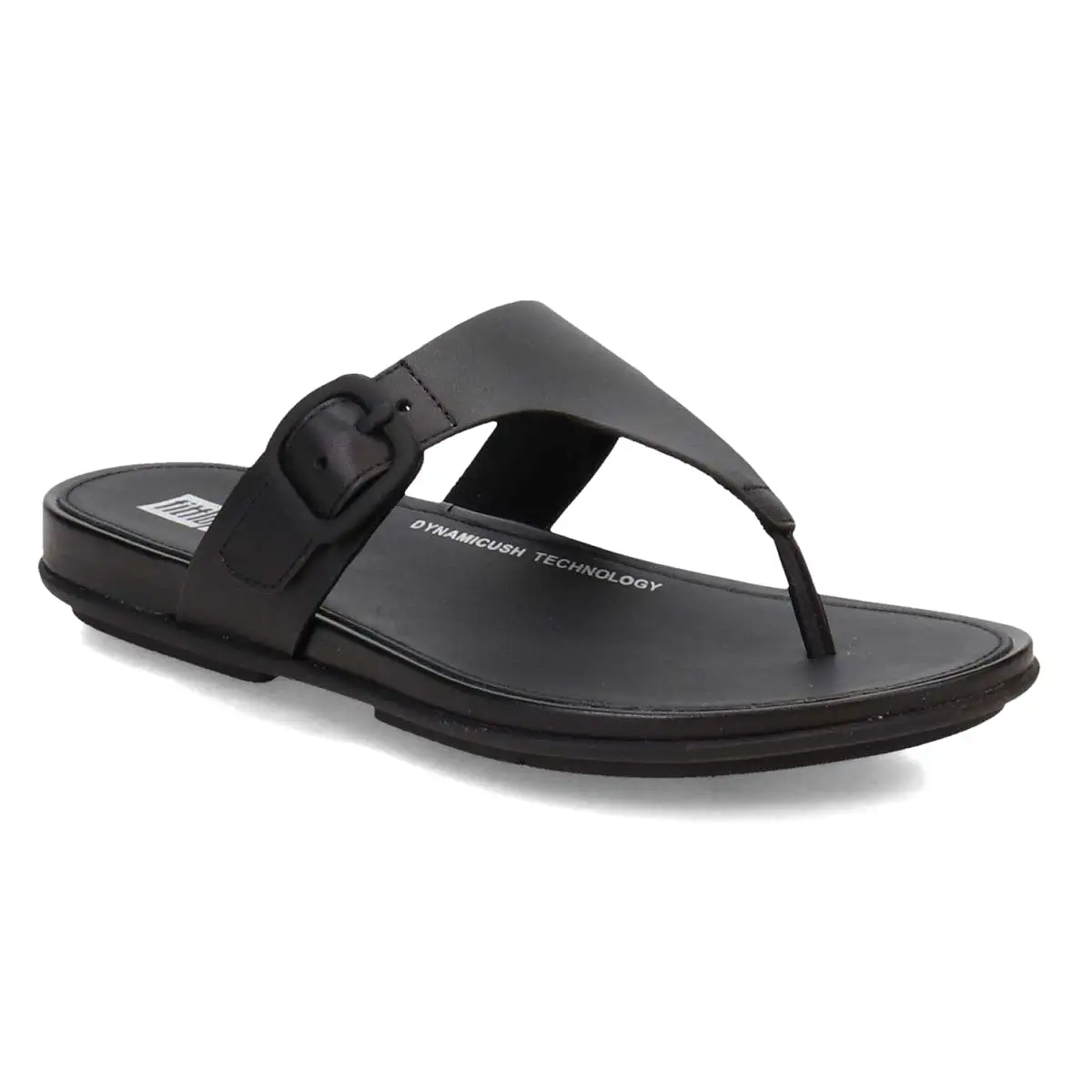 FitFlop Women's Gracie Rubber Buckle Black