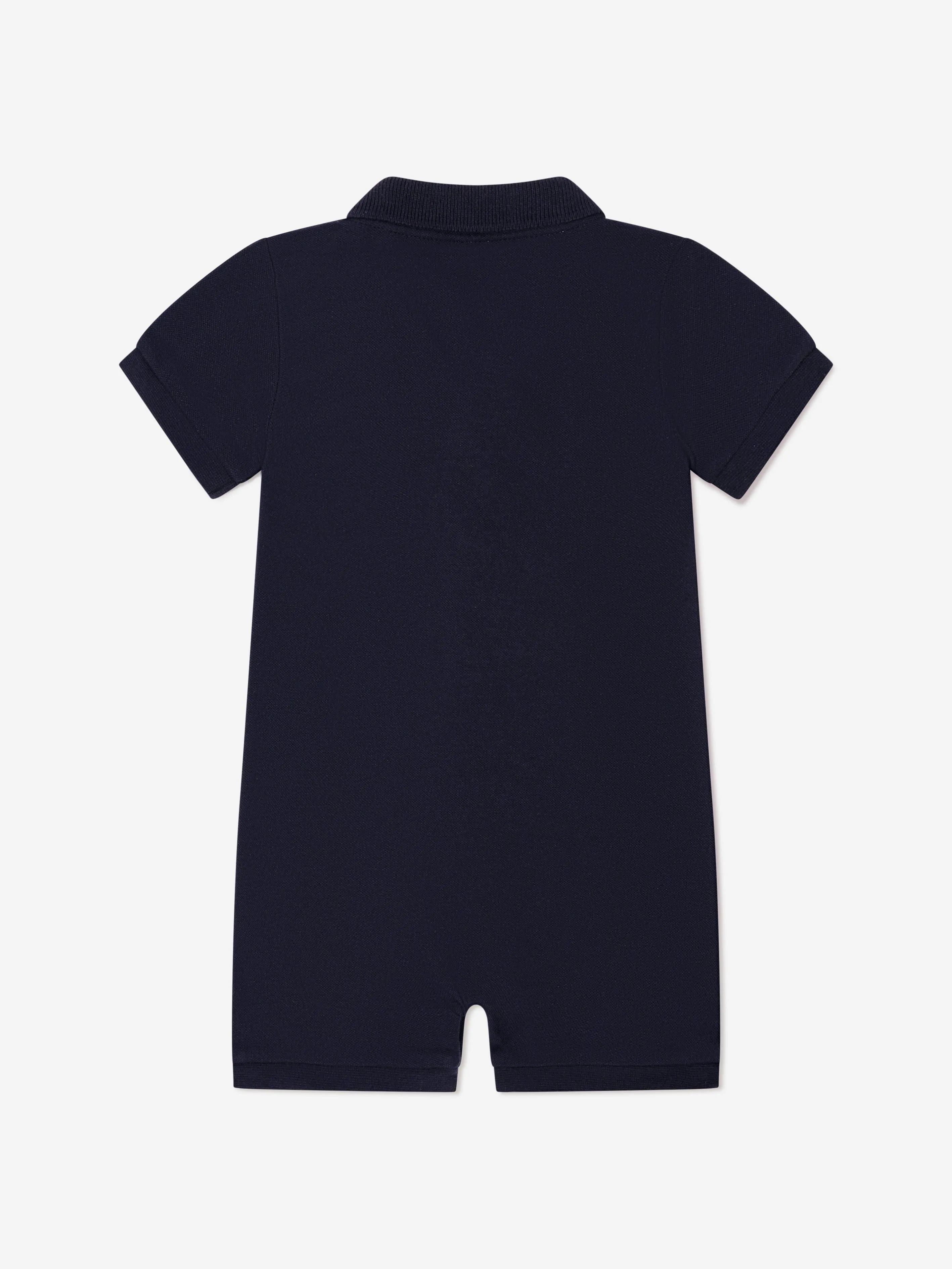 Guess - Baby Boys Logo Print Romper in Navy | Childsplay Clothing