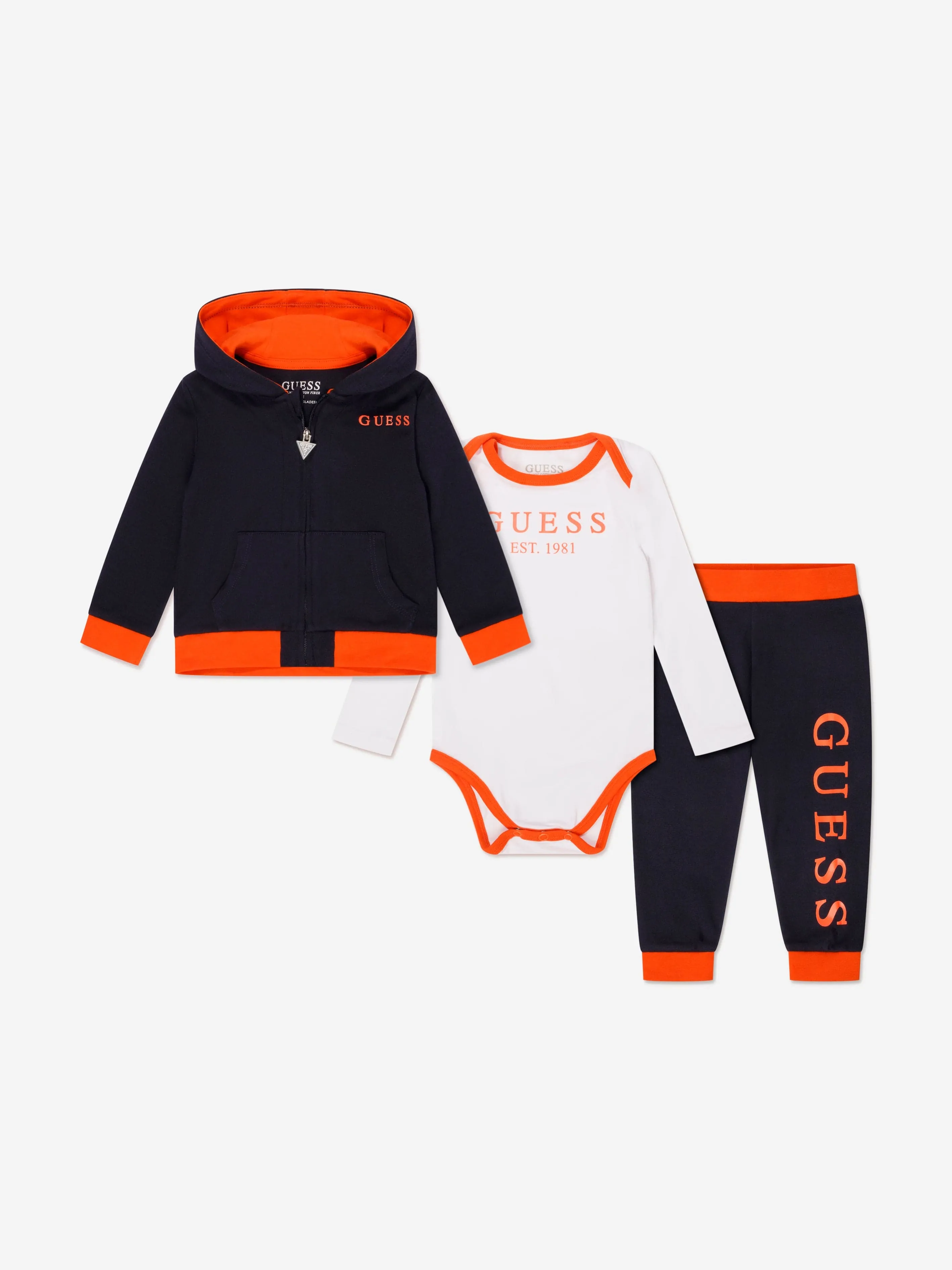 Guess - Baby Boys Tracksuit Set (3 Piece) in Navy | Childsplay Clothing