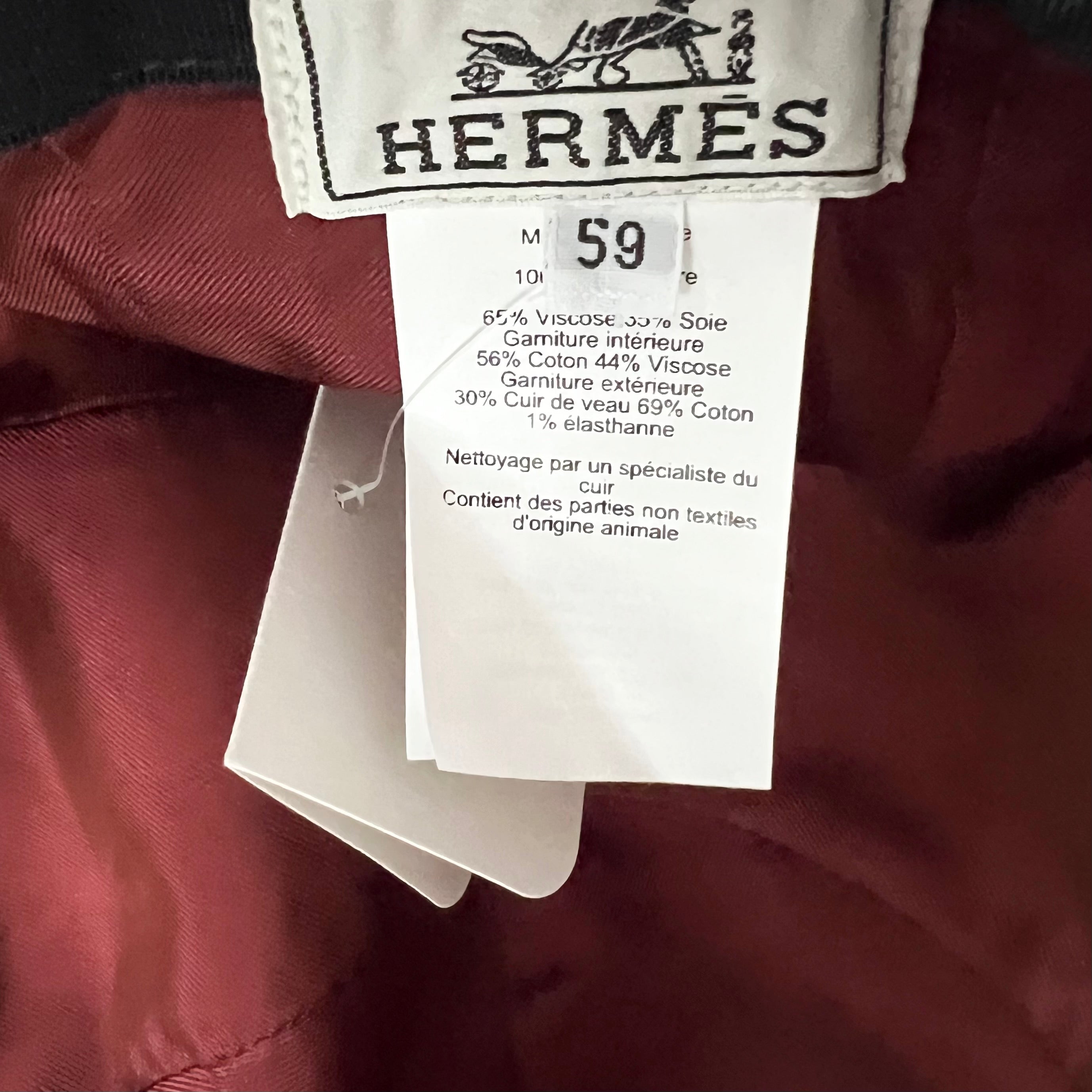 Hermes DAVIS H SELLIER CAP