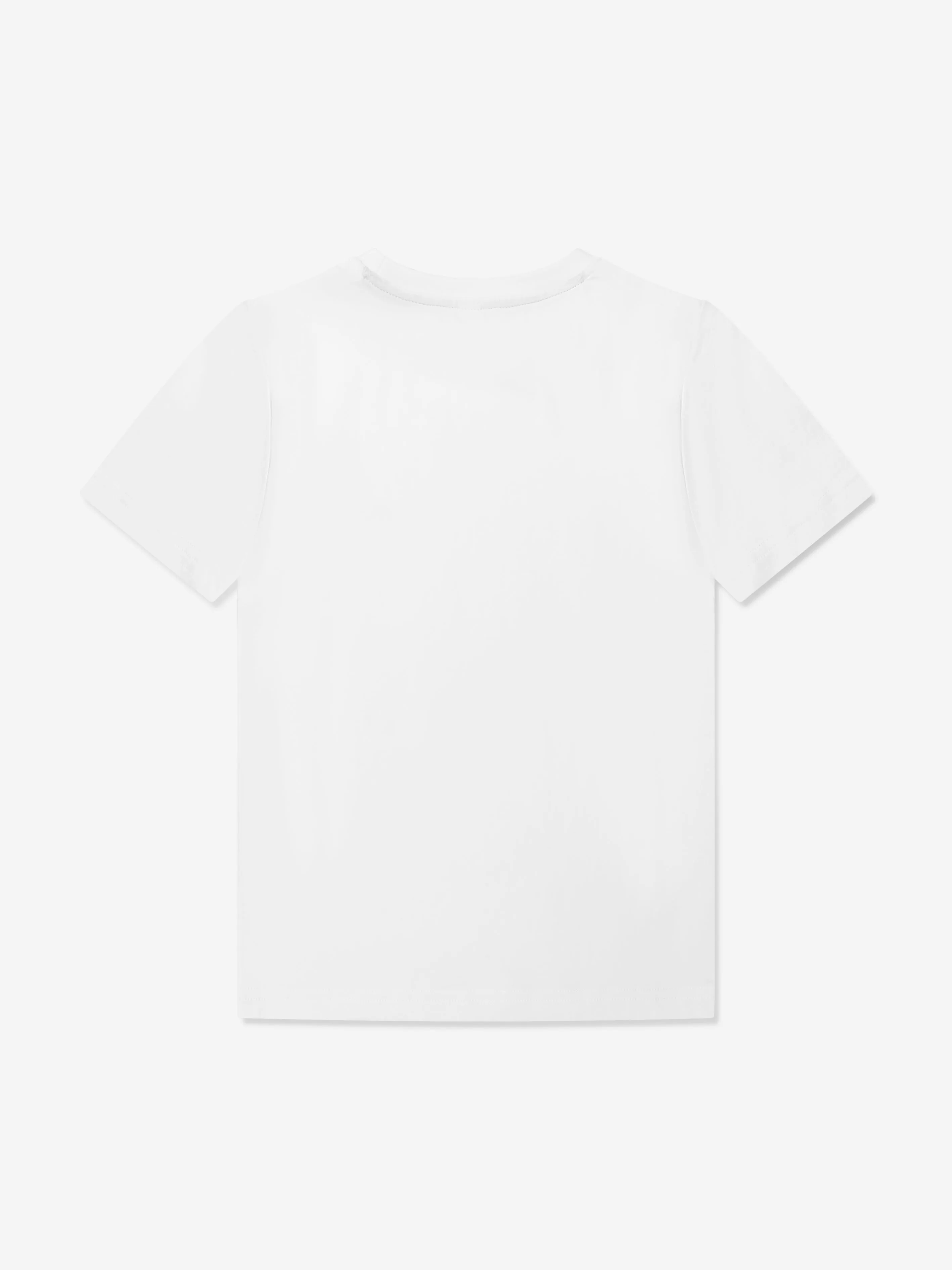 Hugo - Boys Organic Cotton Logo Print T-Shirt in White | Childsplay Clothing