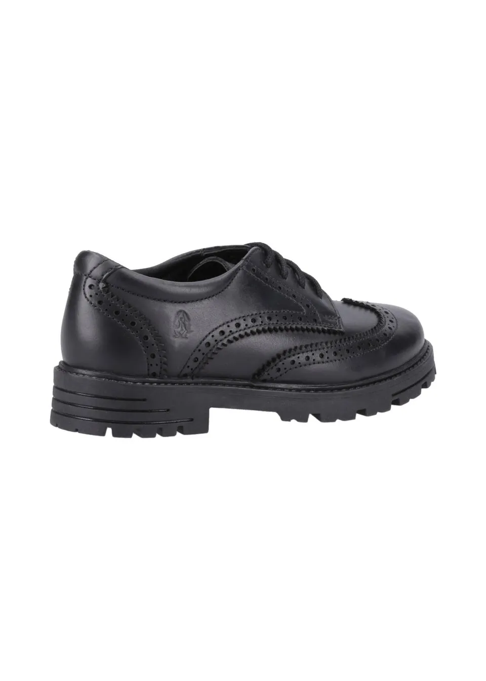 Hush Puppies Girls Black Maxine Junior School Shoes (Younger 10 - Older 2)