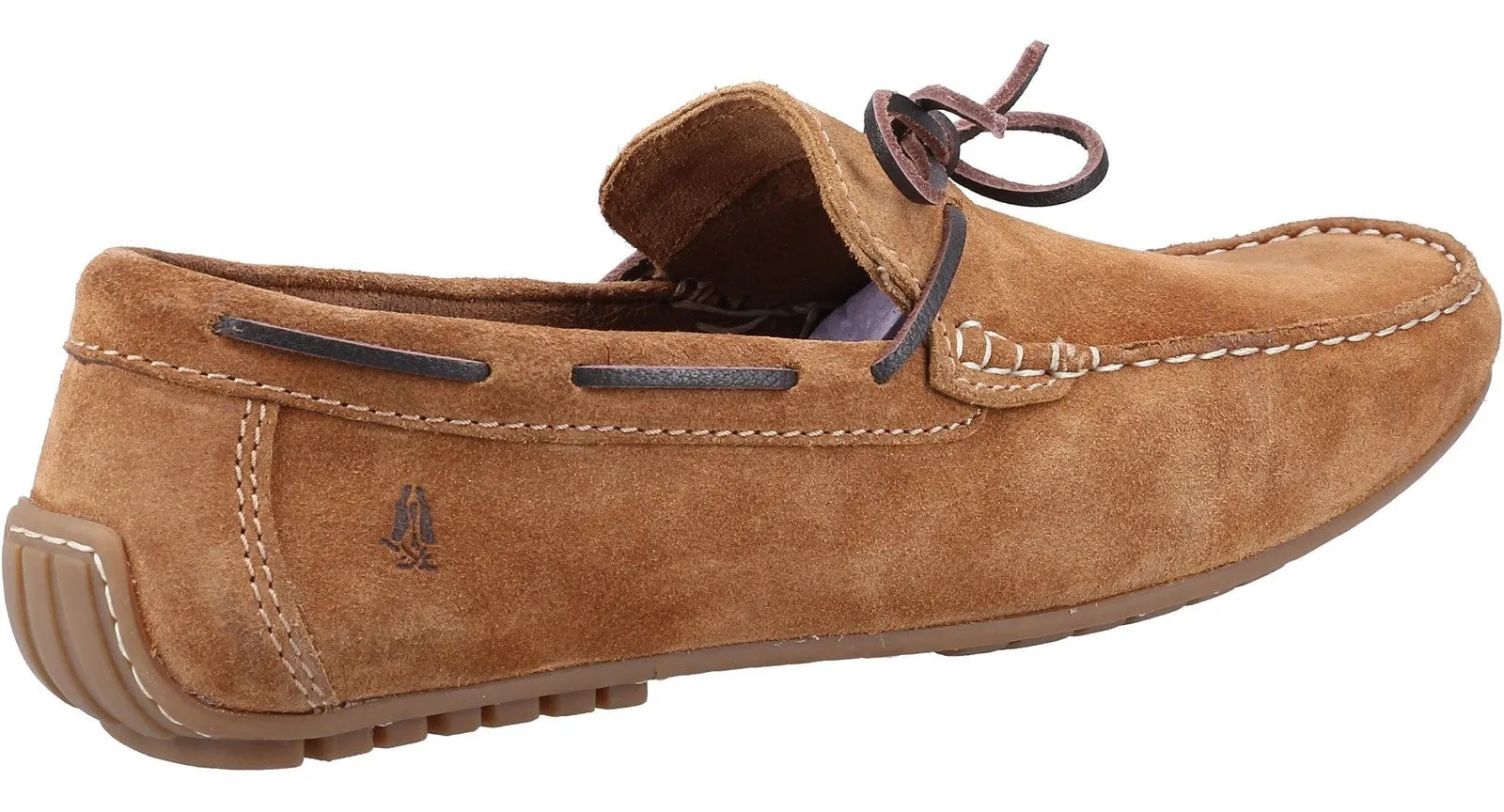 Hush Puppies Reuben Mens Suede Leather Boat Shoe