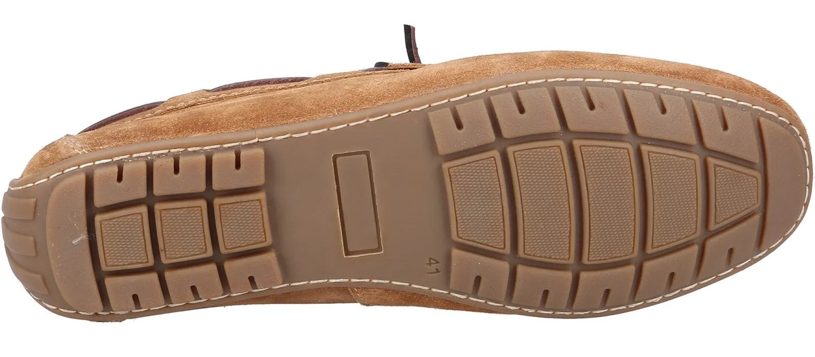 Hush Puppies Reuben Mens Suede Leather Boat Shoe