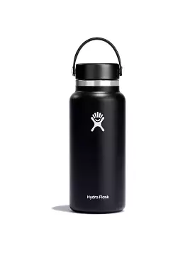 Hydro Flask 32oz Wide Mouth 2.0 Flex Cap Black