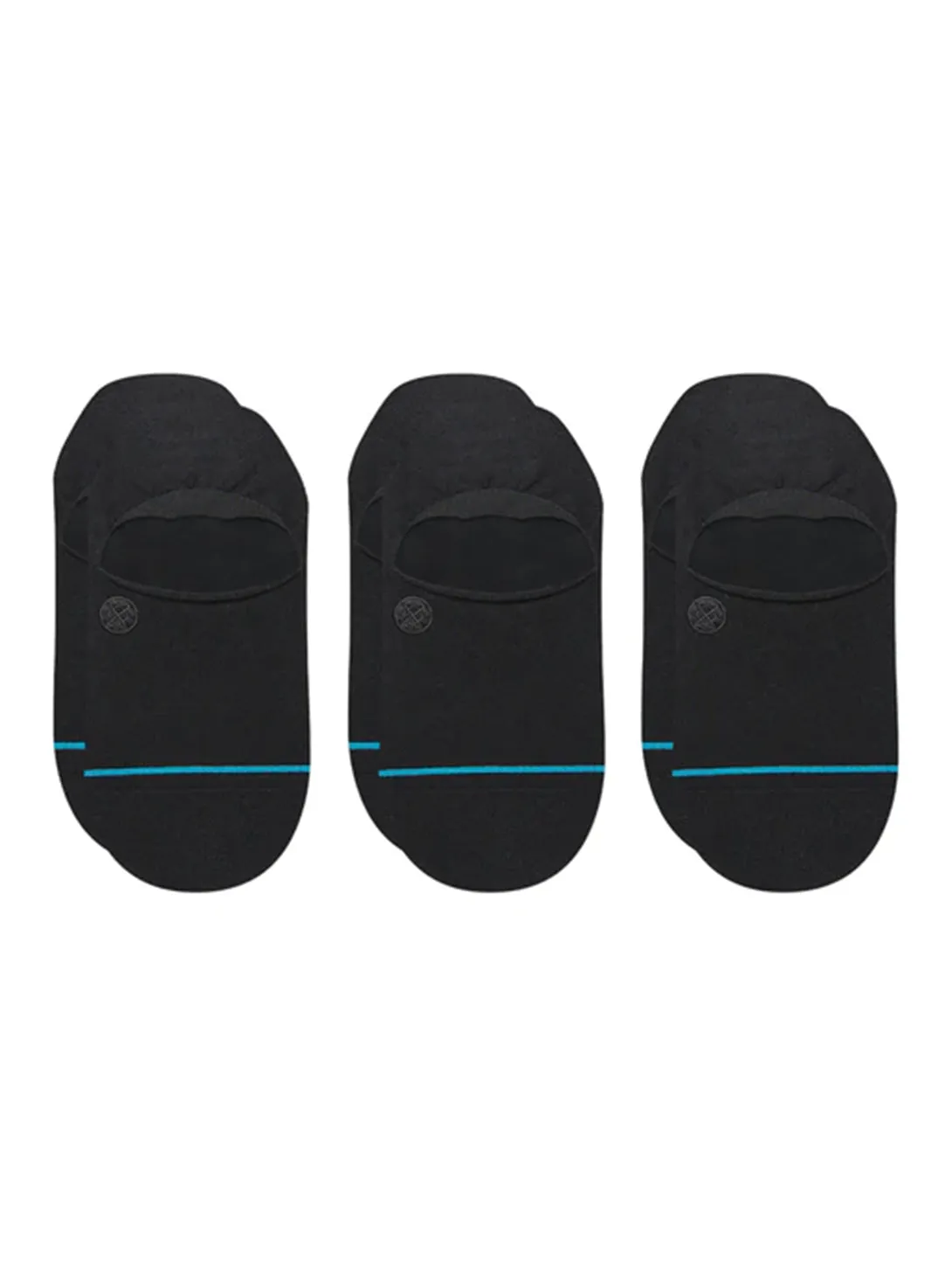 Icon No Show Sock 3 Pack - Black