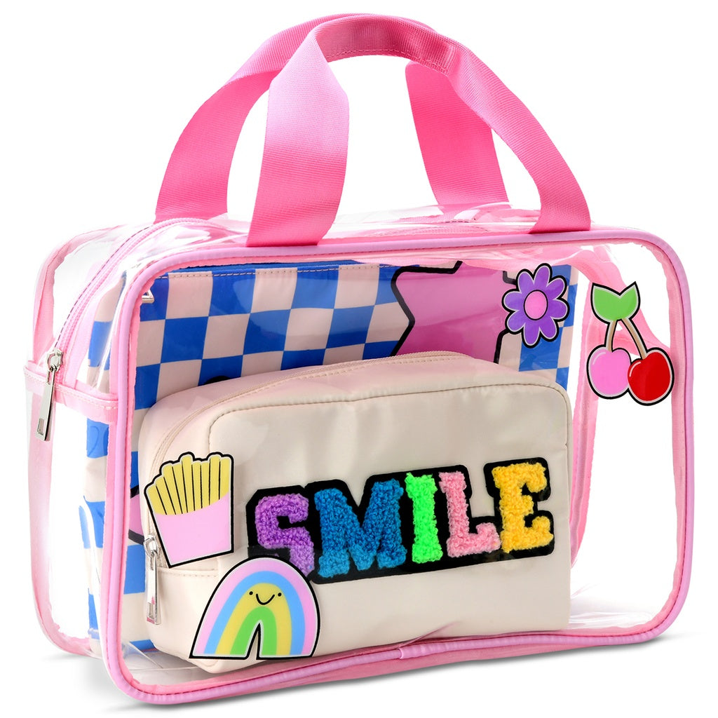 Iscream Smile Squad Cosmetic Bag Trio