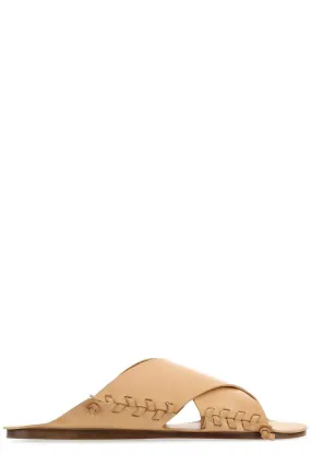 Jil Sander Cross-Band Slip-On Sandals