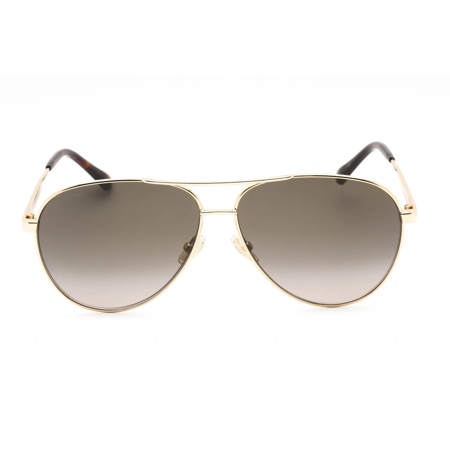 Jimmy Choo JIMENA/S Sunglasses Gold Havana / Brown Gradient Women's