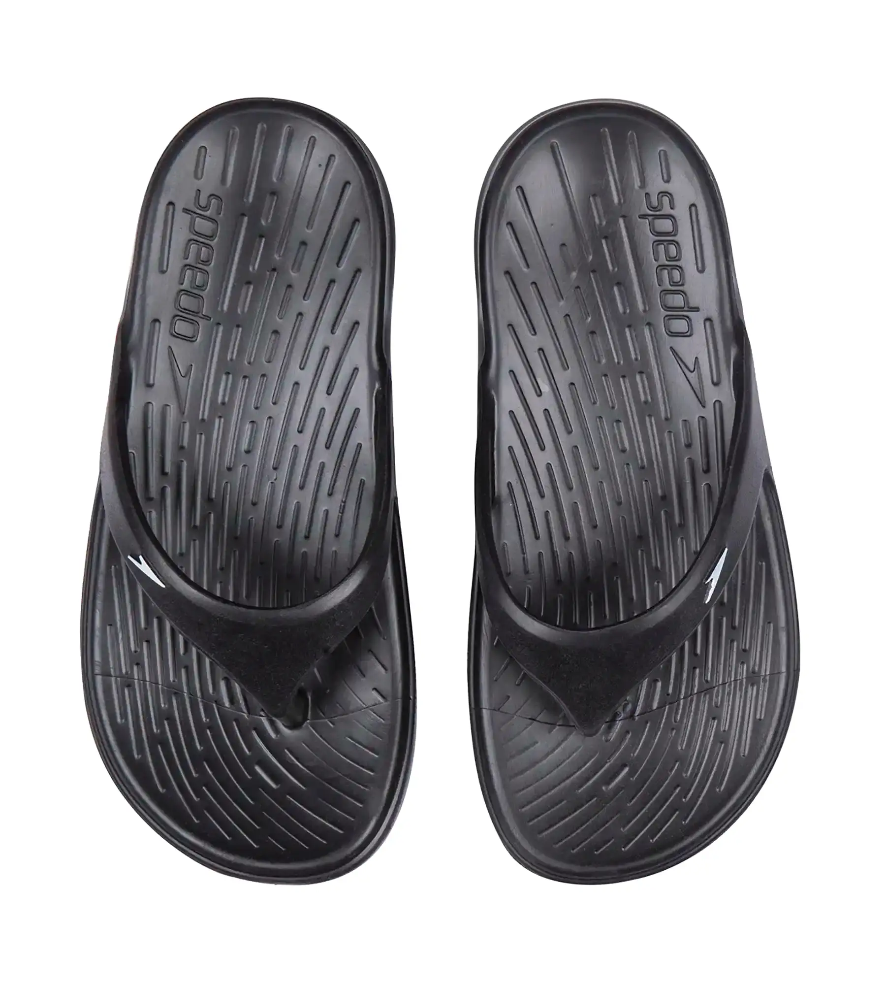 Junior's Single colour Flip Flops - Black & White