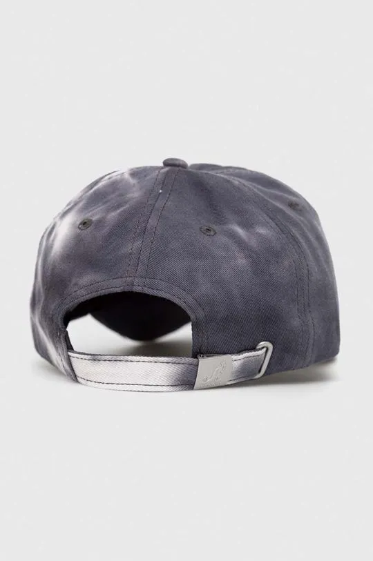 Kangol cotton baseball cap gray color